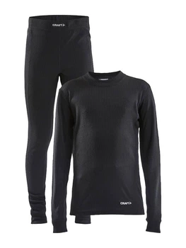 Дитячий комплект термобілизни CRAFT Core Dry Baselayer Set 1909713-999000 Black 134/140
