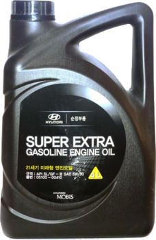 Моторна олива Mobis Hyundai / KIA Super Extra Gasoline 5W-30 4 л (05100-00410)