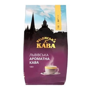 Кофе молотый Венский кофе Львовский Ароматный Кофе 100гр (4820000371049)