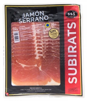 Хамон нарізка Subirats JAMON SERRANO 500 г