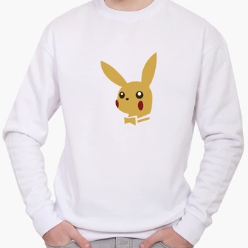 Свитшот мужской Пикачу (Pikachu) (8771-2076) Белый M