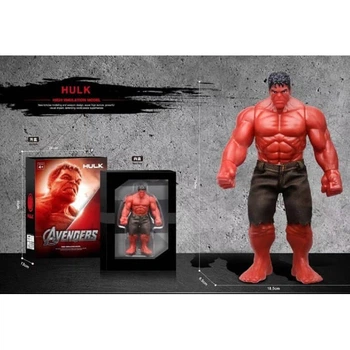 Герои Avengers «HULK» (красный) с подвижными суставами (в разобранном виде) 9898-10 A-Toys (9898-10)