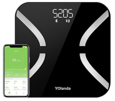 Весы напольные Yolanda Body Fat Composition Bluetooth Black (CS20M)