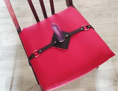 Бондаж на стул для страпона Scappa Sex Chair 2 ремня размер L (22387000010000000)
