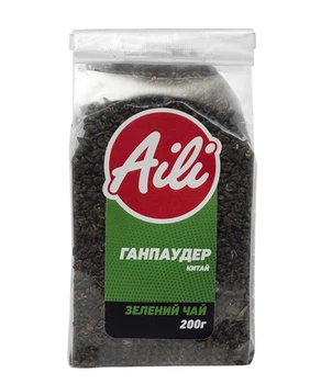 Чай Зелений ГАНПАУДЕР Aili 200 г