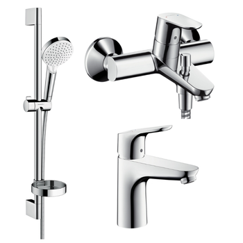 Набір змішувачів для ванни HANSGROHE FOCUS хром латунь 1092019