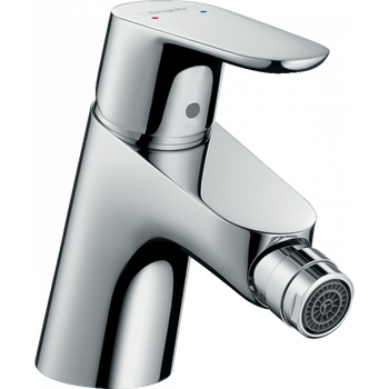Cмеситель для гигиенического душа HANSGROHE FOCUS на биде однорычажный хром латунь с донным клапаном 31920000