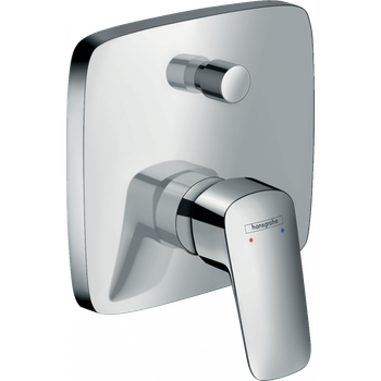 Внешняя часть смесителя без скрытой части HANSGROHE LOGIS хром латунь 155x155мм 71405000