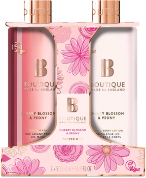 Набір для жінок Grace Cole Cherry Blossom & Peony Body Care Duo Гель для душу 500 мл + Лосьйон для тіла 500 мл (5055443664079)