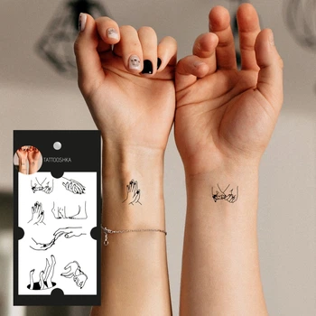 Временное тату TATTOOSHKA "Нежные прикосновения" HC-231