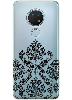 Силиконовый чехол iSwag для Nokia 6.2 Мандала (M13165)