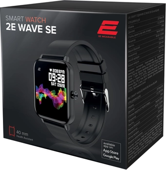 Смарт-часы 2E Wave SE 40mm Black (2E-CWW10BK)