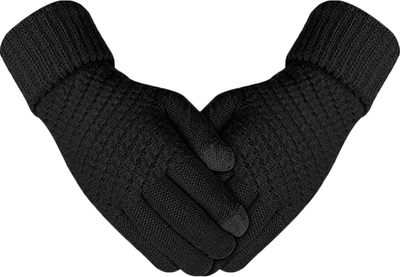 Перчатки ArmorStandart Braid One Size для сенсорных экранов с плетением Black (ARM59881)