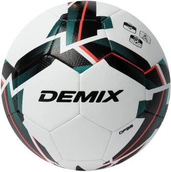 Мяч футбольный (size 5, 68-70 см окружность) Demix Черно-белый