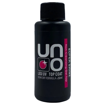 Топ для гель-лака UNO Super Shine без липкого слоя 50 мл Прозрачный (Арт 222)