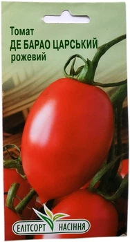 Насіння томатів Де Барао Царський рожевий 0,1 г високий Елітсортнасіння