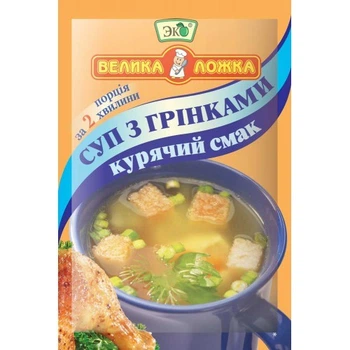 Суп з грінками курячий смак Еко 20 г