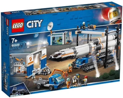 Lego City Площадка для сборки и транспорт для перевозки ракеты 60229