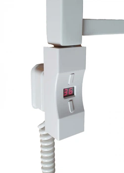 ТЭН у полотенцесушитель Heatpol H+E P 30x40 с регулятором, белый (white) 300 Вт
