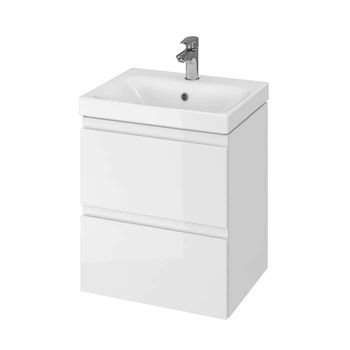 Тумбочка с раковиной для ванны CERSANIT MODUO S801-230 49.4x62x39.7см подвесная белый SZFZ1003856661