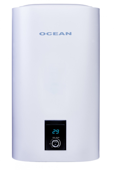 Бойлер плоский Ocean Flat 80л нержавіючий баком сухий тен