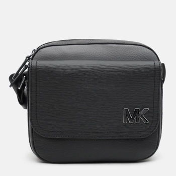 Мужская сумка кожаная Michael Kors Square Msgr 33H1LHDM2X-001 Black (0194900925256)