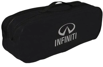 Сумка-органайзер в багажник Инфинити черная размер 50 х 18 х 18 см (03-044-2Д)