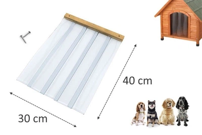 Силіконова шторка для будки DogHouse 30х40см - розмір М