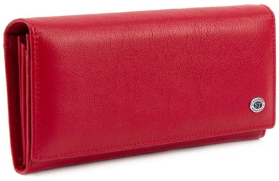 Женский кошелек кожаный ST Leather (ST150-1) 98367 Красный