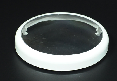 Стекло защитное светильника SR-016 с белой обечайкой для стоматологической установки China LU-02092