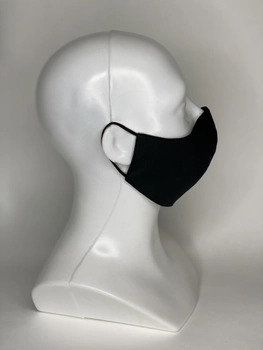 Захисна маска для обличчя Prof Kit Lite тришарова чорна