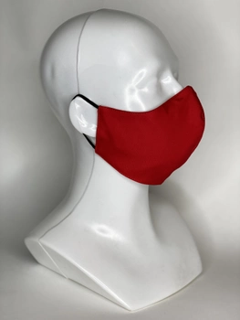 Захисна маска для обличчя Prof Kit Lite тришарова Червона