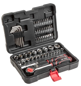 Набор торцевых гаечных ключей Top Tools 3/8, 63 ед. (38D515)