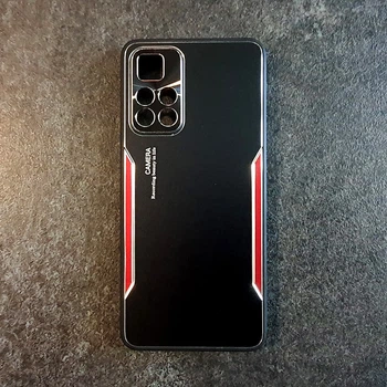 Чохол Lenuo Blade Series для Poco M4 Pro 5G / Redmi Note 11 5G Black / Red