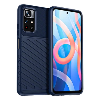 Чохол Lenuo Thunder для Poco M4 Pro 5G / Redmi Note 11 5G Navy Blue