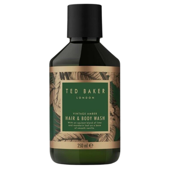 Мужской парфюмированный гель для душа + шампунь Ted Baker Hair And Body Wash Vintage Amber 250 мл (5045098354937)