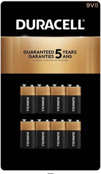 Щелочные батарейка Duracell 6LR61 MN1604 9V 8 шт