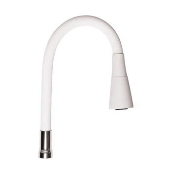 Гусак (вилив) силіконовий ZERIX SPS-02 WHITE