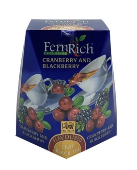 Чай Femrich Черный "Клюква и Ежевика" 100г
