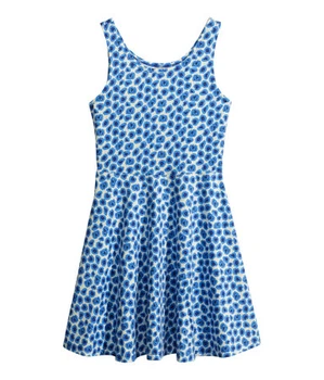 Плаття Hennes&Mauritz 134/140 синій_з_малюнком 49-5690