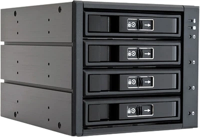 Бекплейн Chieftec 3x5.25" - 4x3.5" HDDs Hot-Swap Aluminium (CBP-3141SAS)
