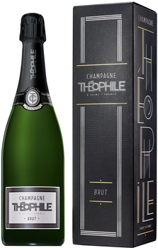 Вино ігристе Theophile Champagne Brut 1er Gift Box біле сухе 0.75 л (3114080154052)