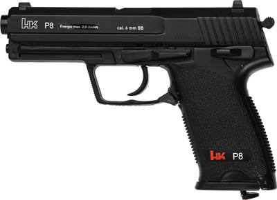 Пневматичний страйкбольний пістолет Umarex Heckler & Koch P8 A1 кал. 6 мм CO2 Blowback (2.5617)