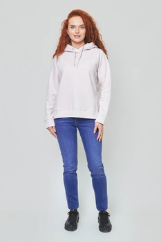 Худи Lee Essential Hoodie Relaxed Fit (L53WTXSU) Розовый M-00