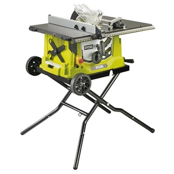 Пиляльний верстат Ryobi RTS1800EF-G 1800Вт настільна 254мм зі станиною и транспорт.колесами (5133002025)