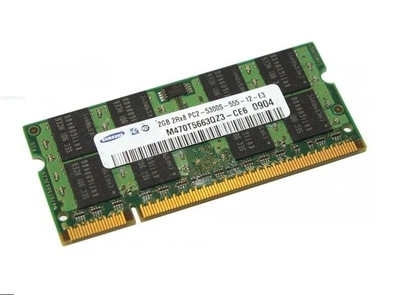 Оперативная память Samsung DDR2 2GB 667MHz SO-DIMM для ноутбука (M470T5663QZ3-CE6)
