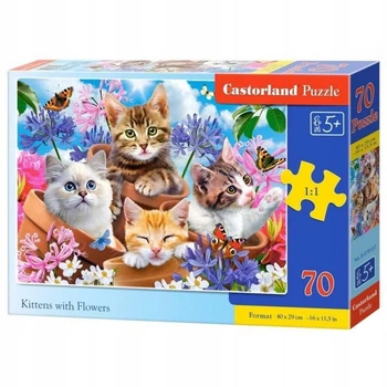 Пазлы Castorland Котята 70 дет MiC (B-070107) (176556)