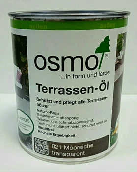 Масло для террас OSMO TERRASSEN - ÖL 021 - (дуб мореный) 0.75 л.