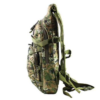 Рюкзак тактичний армійський AOKALI Outdoor B10 Camouflage Green 20L (F_5365-16921)