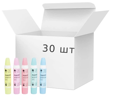 Набор клея-карандаша Axent Основа PVP 40 г х 30 шт (7202-А) (4063276036476)